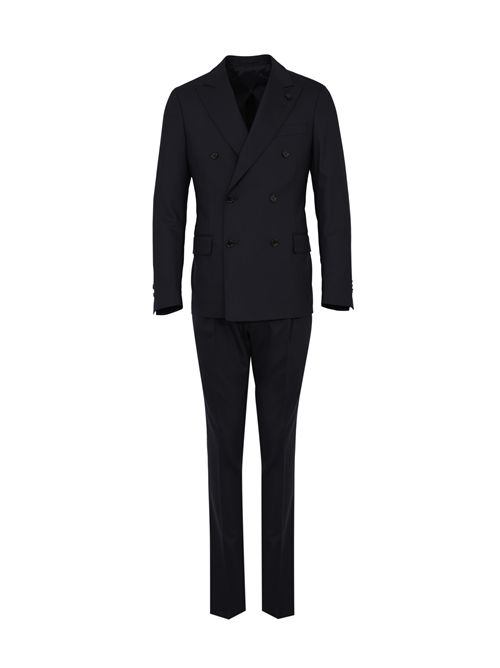 Abito doppiopetto Iconic drop 7 reg in lana vergine Blu LARDINI | CN467AE PAE66302850